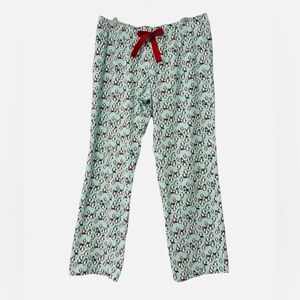 Land’s End Pajama PJ pants Winter Penguins Small 6-8